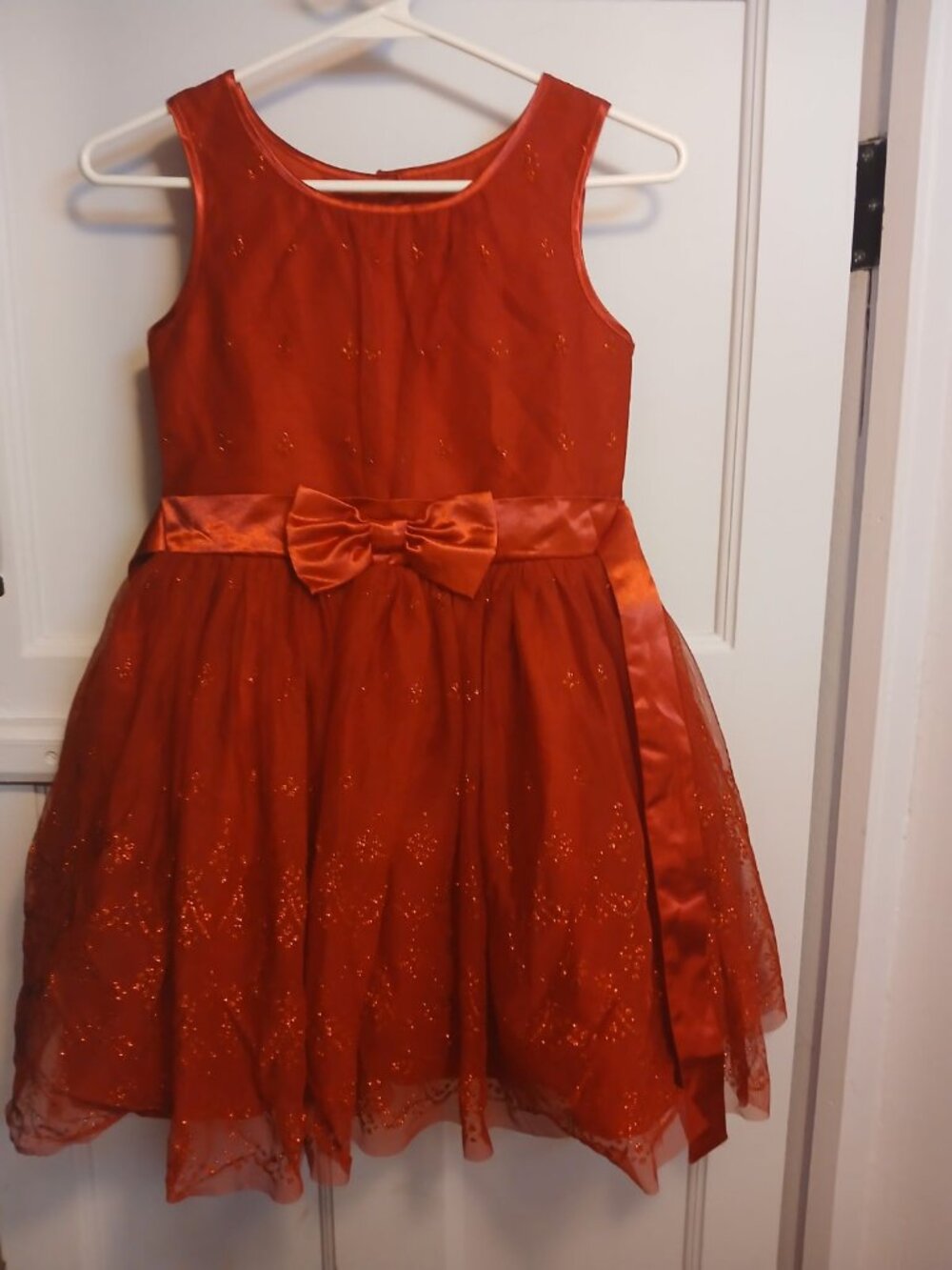 Lilt Girls 8 Red Holiday Dress